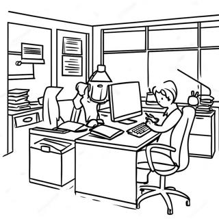 Office Coloring Pages