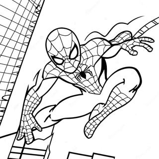 Venomous Spiderman In Action Coloring Page 68984-55306