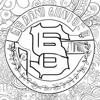 Sf Giants Logo Coloring Page 69133-55421