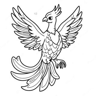 Phoenix Coloring Page 6916-5626