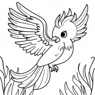 Phoenix Coloring Page 6916-5627