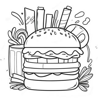 Whataburger Logo Coloring Page 69183-55453