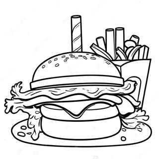 Whataburger Logo Coloring Page 69183-55456