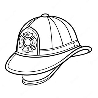 Fireman Hat Coloring Page 69803-55946