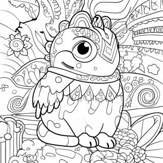 Number 4 Coloring Page 70203-56266