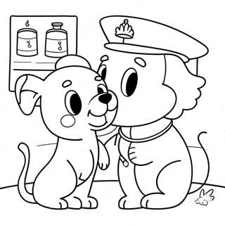 Vet Coloring Pages