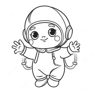 Baby In Yellow Costume Coloring Page 70923-56836