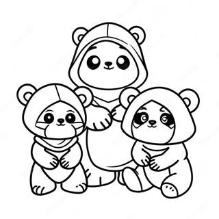 Ewok Coloring Pages