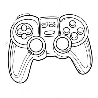 Video Game Controller Coloring Page 711-575