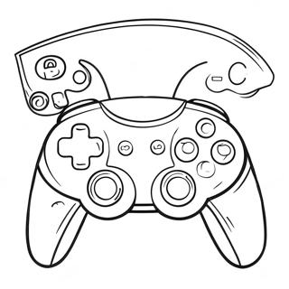 Video Game Controller Coloring Page 711-576