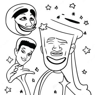 Motown Magic Coloring Page 72302-57935