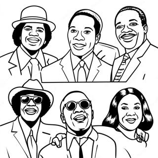 Soulful Motown Legends Coloring Page 72303-57939