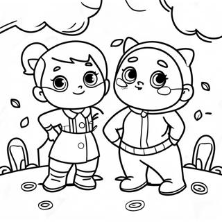 Ivy And Bean Adventure Coloring Page 72633-58198