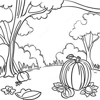 Fall Bible Coloring Page 7296-5928