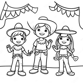 Preschool Cinco De Mayo Coloring Pages