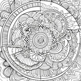 Intricate Mandala Coloring Page 741-592