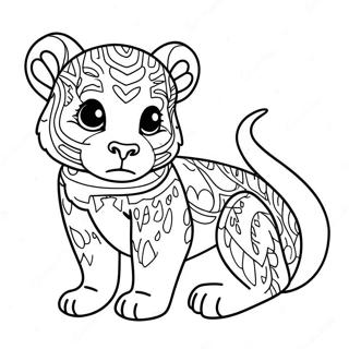 Colorful Png Animal Coloring Page 7787-6409
