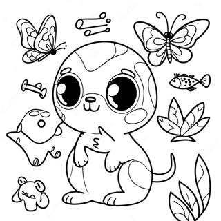 I Spy Colorful Animals Coloring Page 832-659