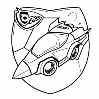 Rocket League Logo Coloring Page 8336-6835