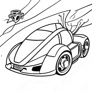 Rocket League Car Racing Coloring Page 8337-6838