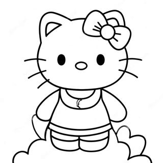 Hello Kitty Coloring Page 861-687