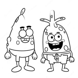 Spongebob And Patrick Coloring Pages