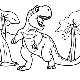 Realistic Dinosaur Coloring Pages