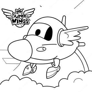Super Wings Coloring Page 9486-7742